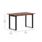 Flash Furniture Redmond 48x30 Conf Tbl w/1in. Thick Dbl Sided Laminate Tbl Top w/PVC and U-Frame Steel Bse, Walnut MT-M4830-WLT-UBF-GG - alternate 4